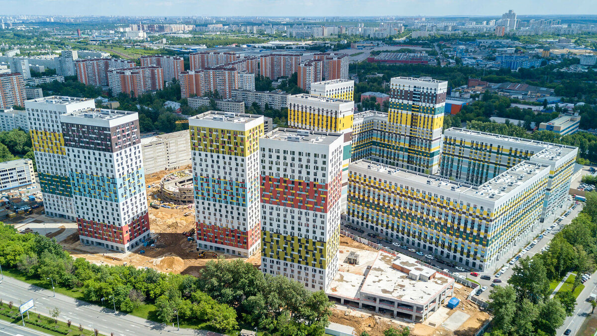 Яндекс.Картинки. Аэрофотосъемка нового ЖК от ПИК 