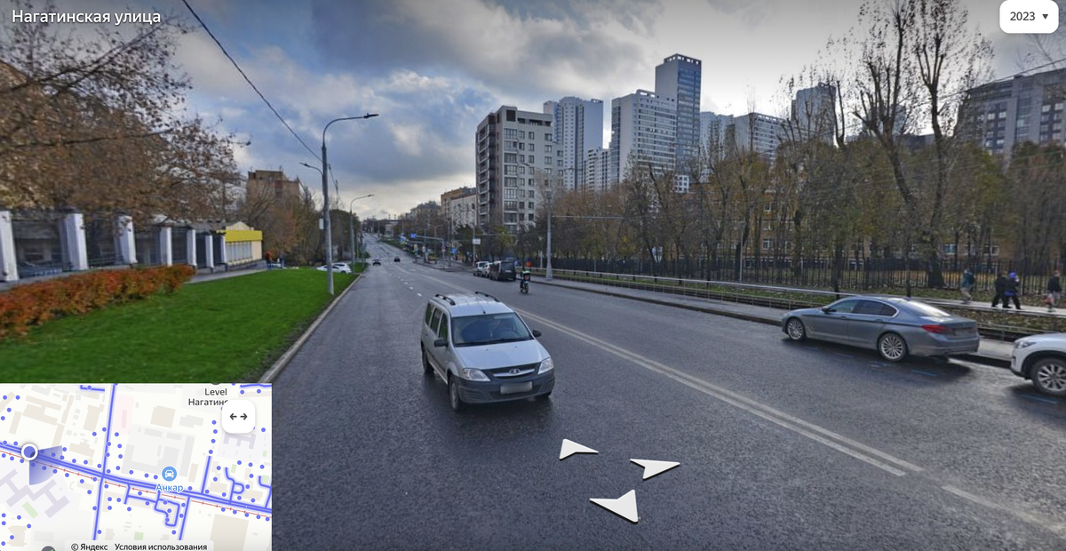 Вид на ЖК со стороны Нагатинской улицы