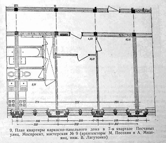 Другая планировка двушки в Хорошевской серии