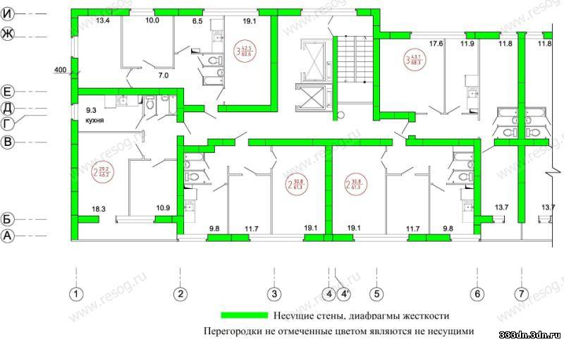 Планировка II-68-03/12Ю