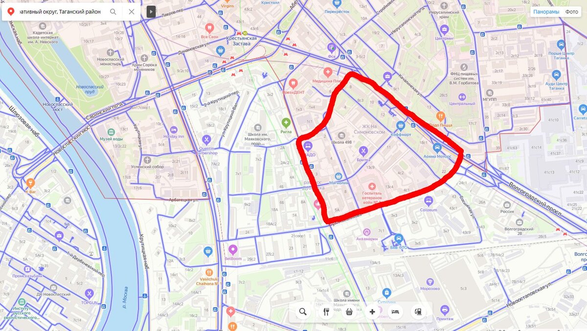 Скриншот автора Яндекс.панорамы