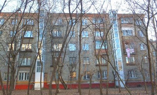 Пятиэтажка II-14 с внешним лифтом