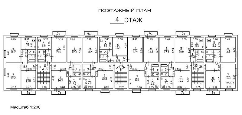 Поэтажный план II-14