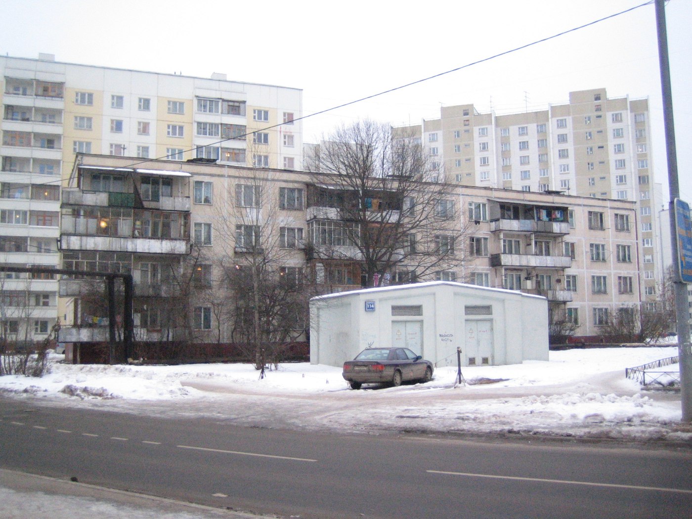 Дом серии К-7 с балконами в Зеленограде