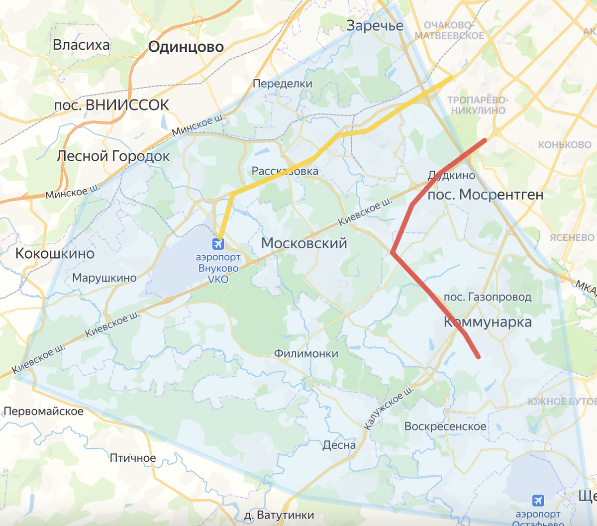 Покрытие метров в НАО