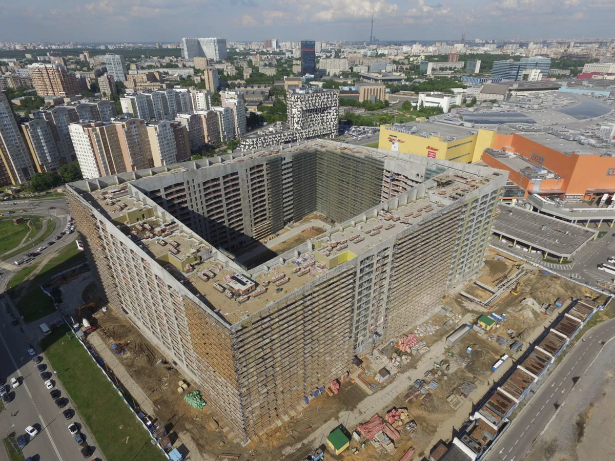 Строительство ЖК Лайнер в 2017 году